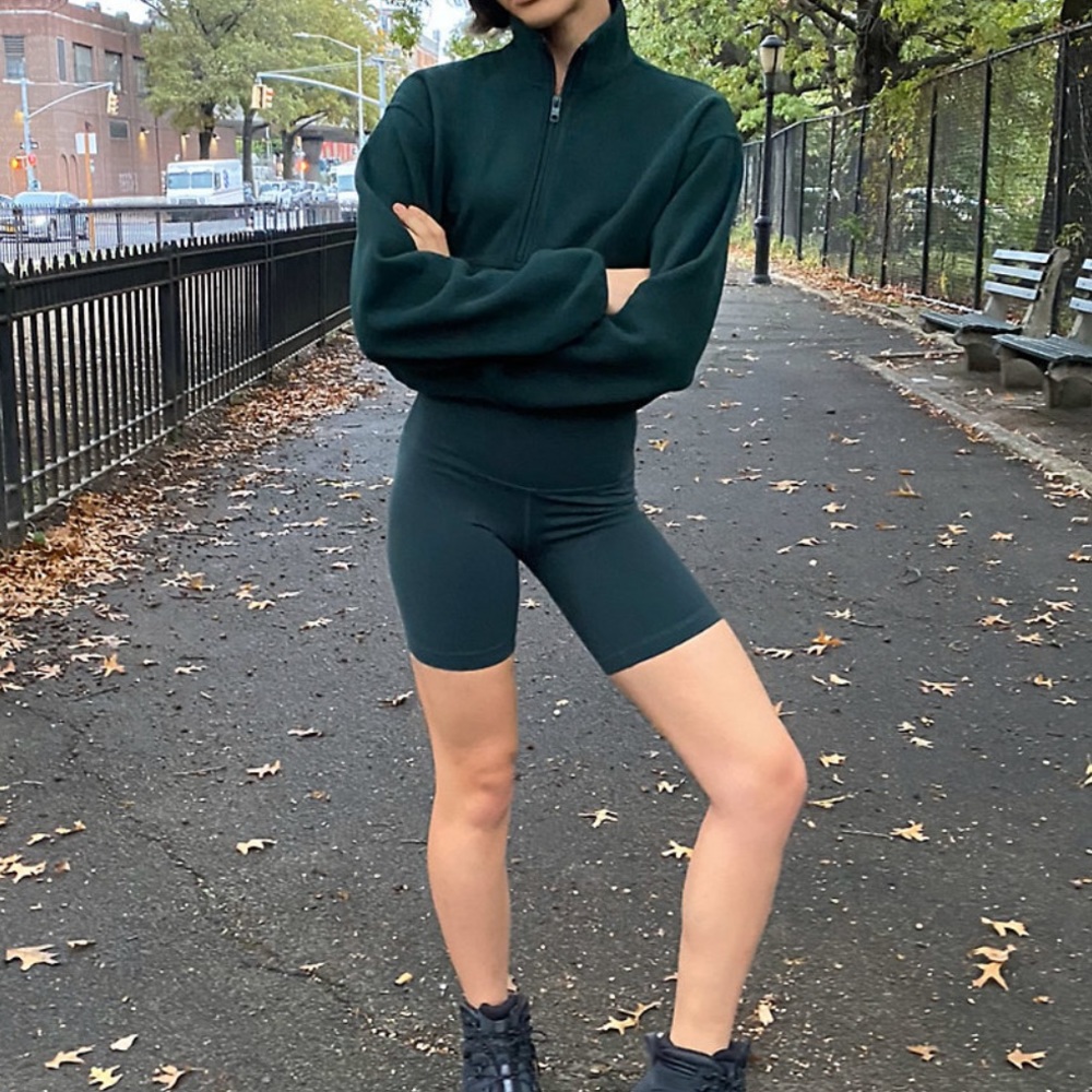 TNA Cropped Fleece Sweater